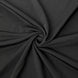 8ft Black Open Back Stretch Spandex Table Cover, Rectangular Fitted Tablecloth#whtbkgd