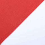 8FT Red Rectangular Stretch Spandex Tablecloth