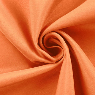 Elevate Your Table Decor with the 54"x54" Orange Square Seamless Polyester Table Overlay