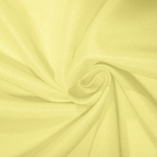 Enhance Your Event Décor with the 54"x54" Yellow Square Polyester Tablecloth
