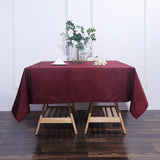 70 inch Burgundy Square Polyester Tablecloth