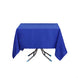 70" Royal Blue Square Polyester Tablecloth