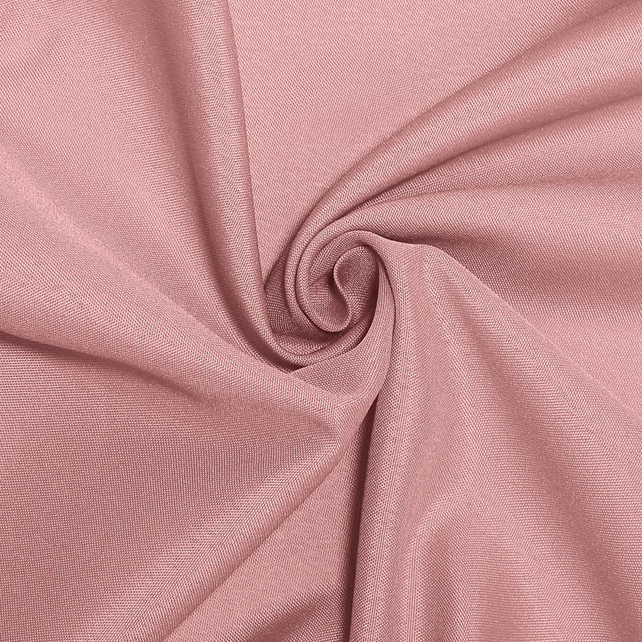 90Inch Dusty Rose Seamless Square Polyester Tablecloth#whtbkgd