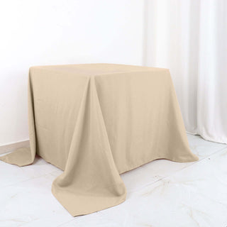Create Unforgettable Moments with the Nude Square Polyester Tablecloth Create Unforgettable Moments with the Nude Square Polyester Tablecloth