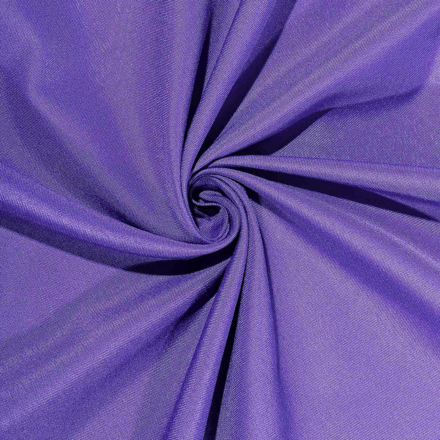 90inch Purple Seamless Square Polyester Table Overlay#whtbkgd