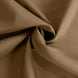 90inch Taupe Seamless Square Polyester Tablecloth#whtbkgd
