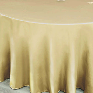 Versatile and Stylish Satin Round Tablecloth Versatile and Stylish Satin Round Tablecloth