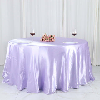 Create a Dreamy Ambiance with Lavender Lilac Satin Table Linens Create a Dreamy Ambiance with Lavender Lilac Satin Table Linens