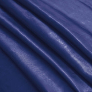 Create a Stunning Tablescape with the Navy Blue Seamless Satin Round Tablecloth Create a Stunning Tablescape with the Navy Blue Seamless Satin Round Tablecloth