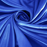 120 inch Royal Blue Satin Round Tablecloth#whtbkgd