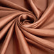 120Inch Terracotta (Rust) Seamless Satin Round Tablecloth#whtbkgd