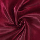 90 inches Burgundy Satin Round Tablecloth#whtbkgd