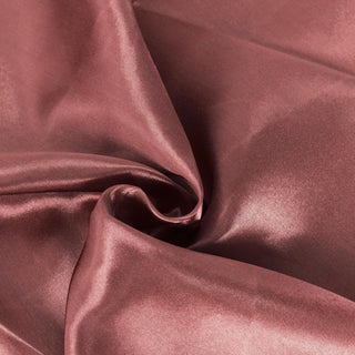 Create a Memorable Event with our Cinnamon Rose Satin Tablecloth