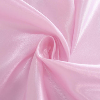 Transform Your Tablescape with the Pink Satin Seamless Rectangular Tablecloth Transform Your Tablescape with the Pink Satin Seamless Rectangular Tablecloth