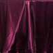 90x156 Eggplant Satin Rectangular Tablecloth