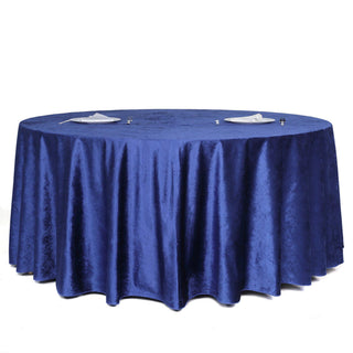 Create a Regal Atmosphere with the Royal Blue Velvet Tablecloth