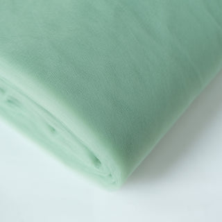 Unleash Your Creativity with Sage Green Tulle Fabric Bolt