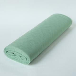 Enhance Your Event Decor with Sage Green Tulle Fabric Bolt