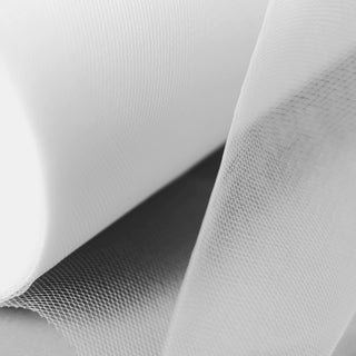 Mesmerizing White Tulle Fabric Bolt for Elegant Event Decor