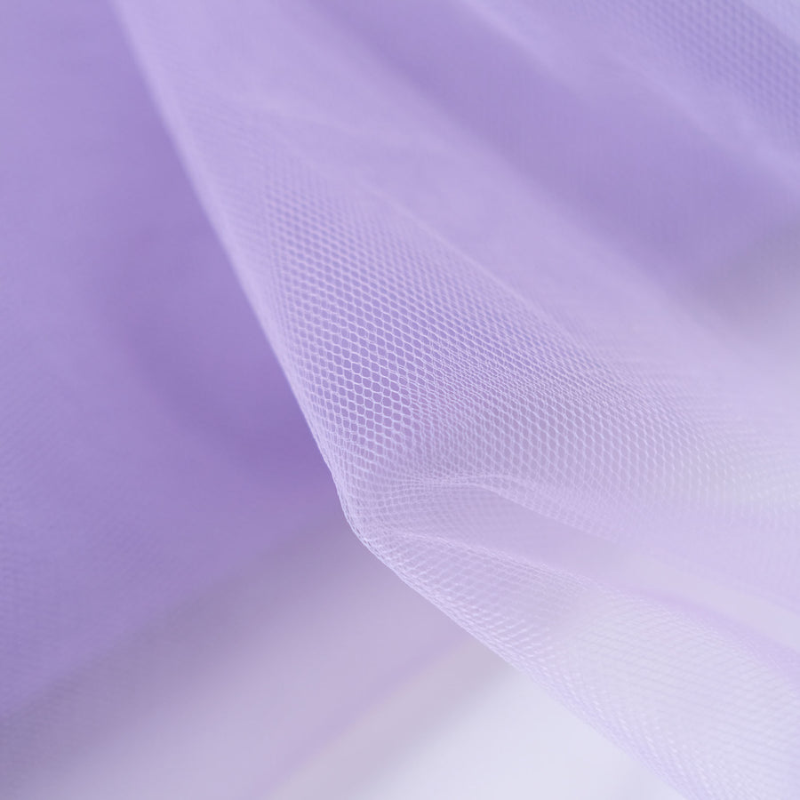 54inch x 40 Yards Lavender Lilac Tulle Fabric Bolt, DIY Crafts Sheer Fabric Roll