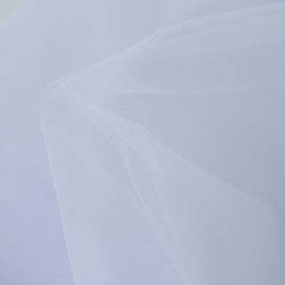 White Tulle Fabric Bolt for Stunning Event Decor