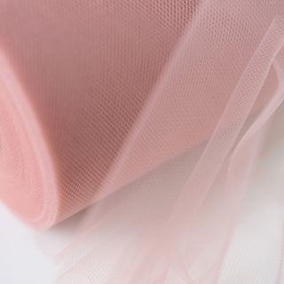 Enhance Your Party Décor with Dusty Rose Tulle Fabric Bolt