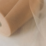 6Inch x100 Yards Natural Tulle Fabric Bolt, Sheer Fabric Spool Roll For Crafts#whtbkgd