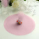 25 Pack | 9inch Pink Sheer Nylon Tulle Circles Favor Wrap Craft Fabric