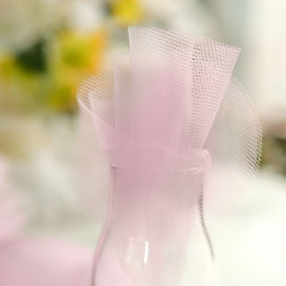 Transform Your Event Decor with Pink Sheer Nylon Tulle Circles