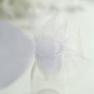 Create Unforgettable Memories with Silver Sheer Nylon Tulle Circles