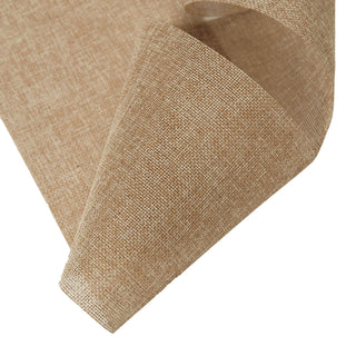 Natural Polyester Burlap Fabric Roll - Perfect for Rustic Event Decor