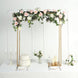 48inch Tall Gold Adjustable Over The Table Metal Flower Arch Frame Stand