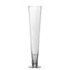 6 Pack | 20'' Clear Heavy Duty Trumpet Glass Vase#whtbkgd