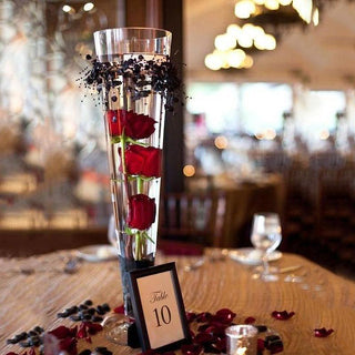 Create Unforgettable Moments with Clear Trumpet Glass Vases