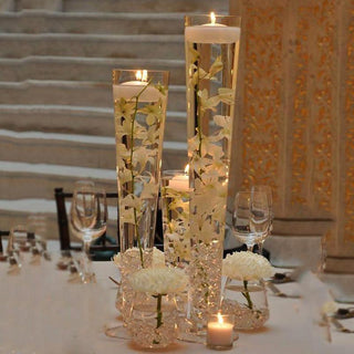 Elegant and Versatile Clear Trumpet Glass Vases