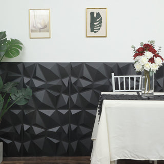 Elevate Your Space with Matte Black Stick On Wall Panels