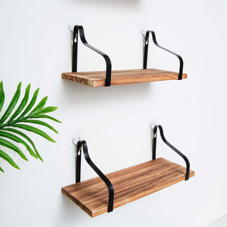 Elevate Your Décor with Wood/Metal Floating Wall Shelves Elevate Your Décor with Wood/Metal Floating Wall Shelves