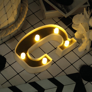 Create a Magical Atmosphere with Warm White LED Letters