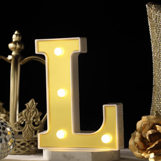 Add a Touch of Elegance with 6" Gold 3D Marquee Letters Add a Touch of Elegance with 6" Gold 3D Marquee Letters