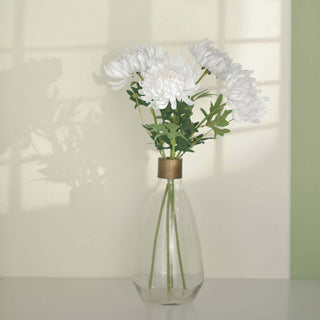 Add a Touch of Elegance with White 27" Artificial Silk Chrysanthemum Bouquet Flowers Add a Touch of Elegance with White 27" Artificial Silk Chrysanthemum Bouquet Flowers