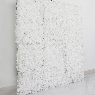 Create Stunning White UV Protected Hydrangea Flower Wall Mat Backdrops
