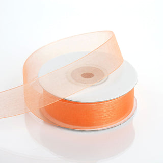 Brighten Up Your Event with DIY Orange Organza Ribbon