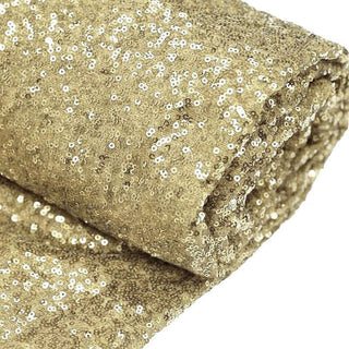 Champagne Premium Sequin Fabric Bolt for Glamorous Event Decor Champagne Premium Sequin Fabric Bolt for Glamorous Event Decor