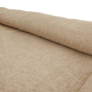 Natural Faux Burlap Fabric Roll for Rustic Event Decor