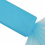 54inch x40 Yards Turquoise Tulle Fabric Bolt, DIY Crafts Sheer Fabric Roll