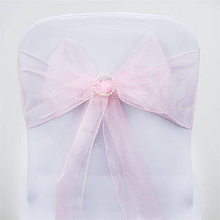 Create a Mesmerizing Atmosphere with Sheer Organza Chair Sashes