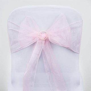 Create a Mesmerizing Atmosphere with Sheer Organza Chair Sashes Create a Mesmerizing Atmosphere with Sheer Organza Chair Sashes