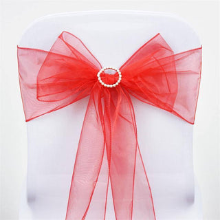 Create a Magical Ambiance with Sheer Organza Chair Sashes