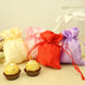 12 Pack | 3inches Ivory Satin Drawstring Pouch Wedding Party Favor Gift Bag