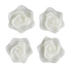 4 Pack | 2.5inches White Rose Flower Floating Candles Wedding Vase Fillers#whtbkgd